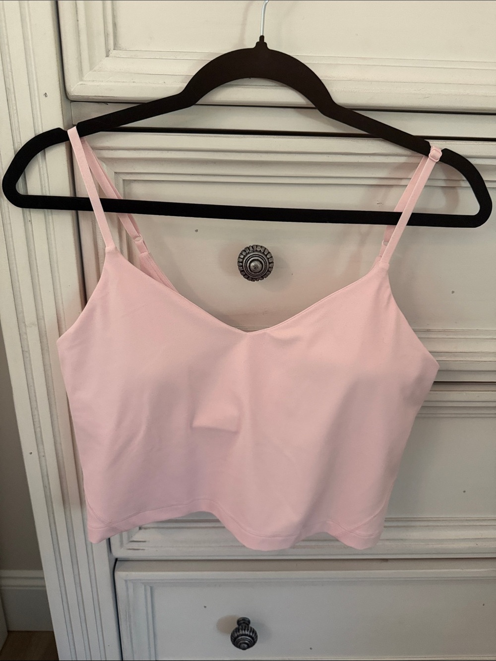 Lululemon Women's Light Pink V-Neck Cami Tank Top